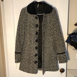 Free People Button-Up Wool Petticoat Size 2